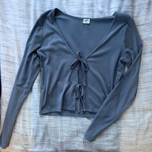 WILFRED FREE BLUE CUT OUT TOP